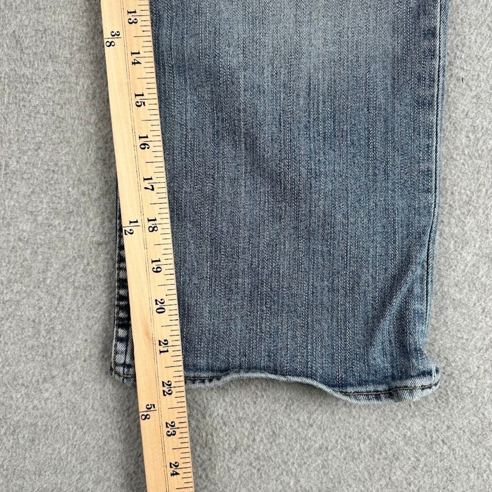 Silver Jeans Womens Capri Jeans Western Glove Alex Mid Rise Medium Wash Size 32 - Picture 8 of 10